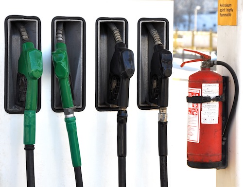 Cena paliwa w Anglii.