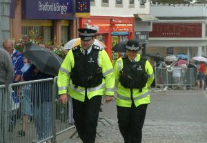 Policja w Hull.