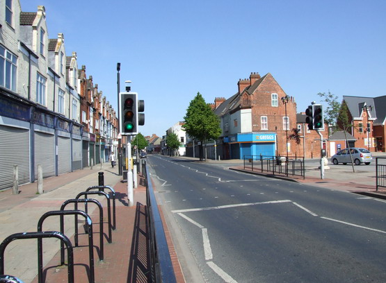 Zmiana wyglądu ulic wokół Hessle Road w Hull